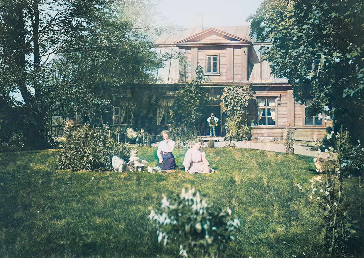 Bodomin kartanon isäntäväkeä 1890-luvulla.