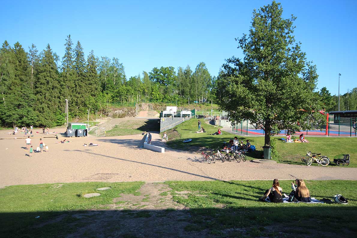 Laaksolahden uimaranta, Espoo.