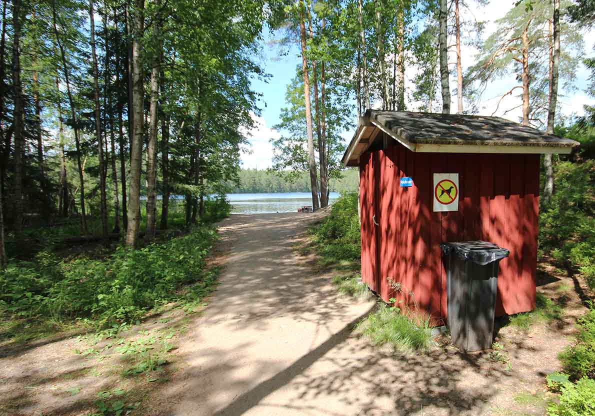 Pohjoisen Myllyjärven uimaranta, Espoo.