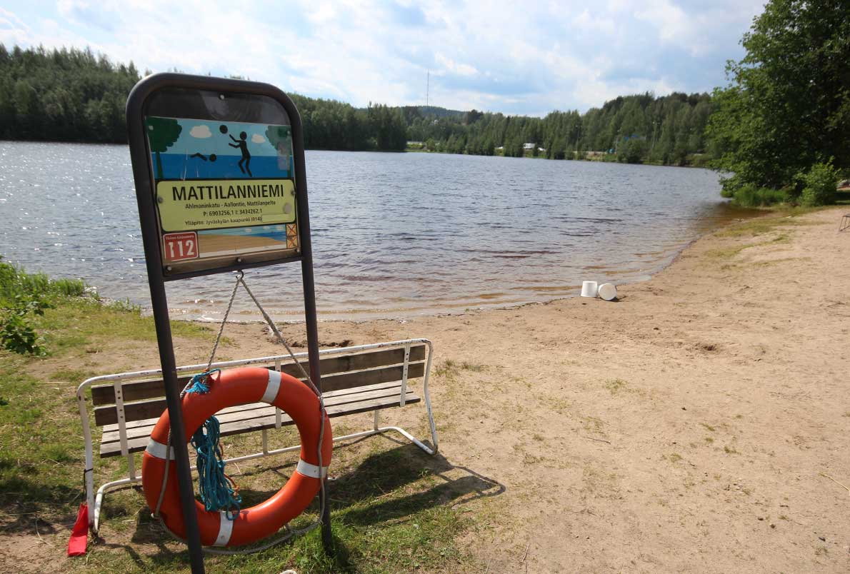 Mattilanniemen uimaranta on pieni uimaranta parin kilometrin päässä Jyväskylän keskustasta. Ympärillä on runsaasti puistoa ja nurmea jossa lököillä.