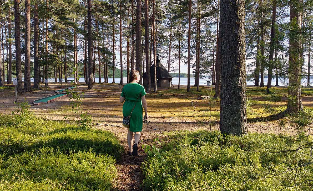 Pyhäniemen uimaranta, Kihniö.