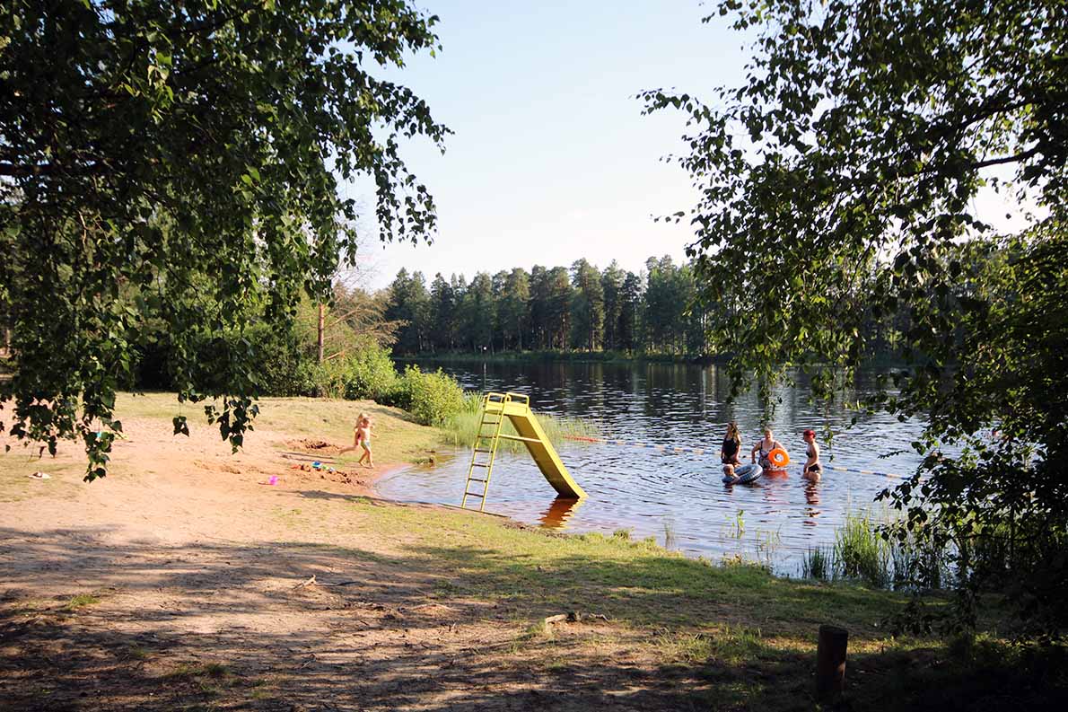 Pitkäjärven uimaranta, Kokemäki.