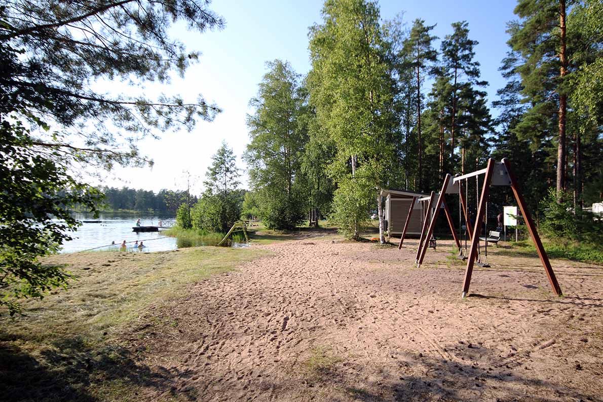 Pitkäjärven uimaranta, Kokemäki.
