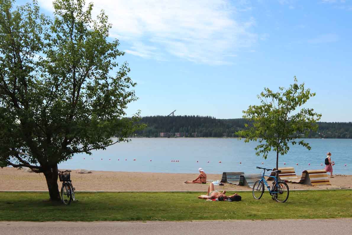 Ankkuripuiston uimaranta, Lahti.