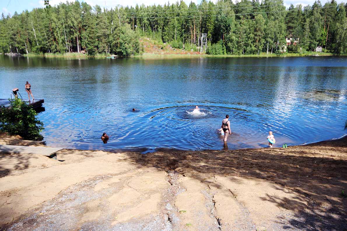 Iso-Kyynärön uimaranta, Lempäälä.