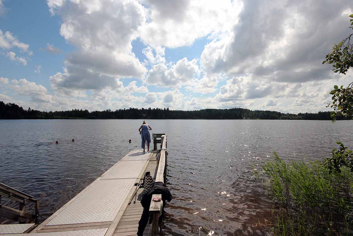 Rantalan saunan uimaranta, Lempäälä.