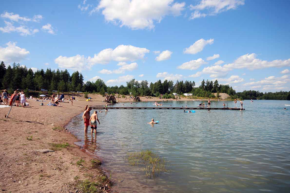 Mellilänjärven uimaranta, Loimaa.