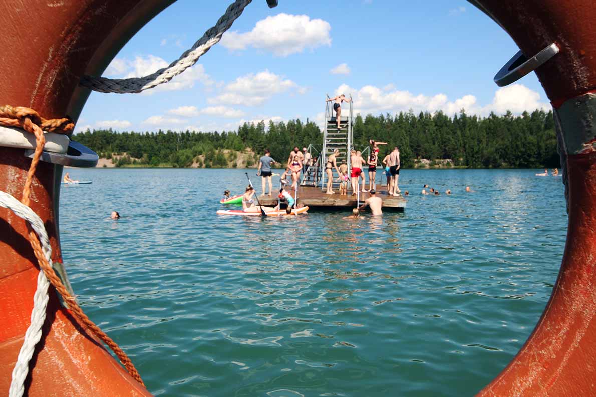 Mellilänjärven uimaranta, Loimaa.