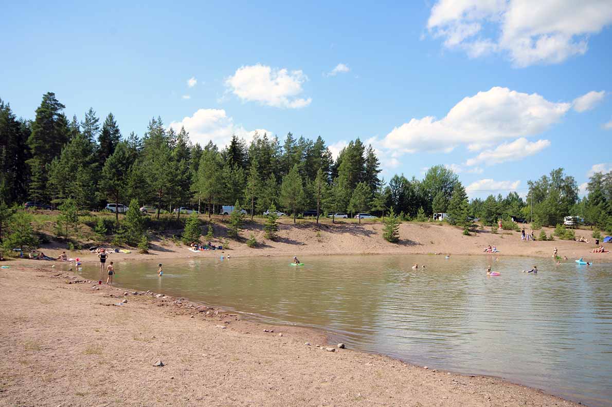 Mellilänjärven uimaranta, Loimaa.