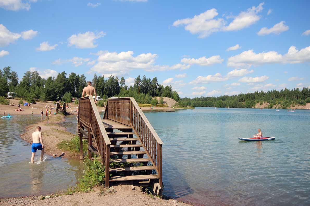 Mellilänjärven uimaranta, Loimaa.