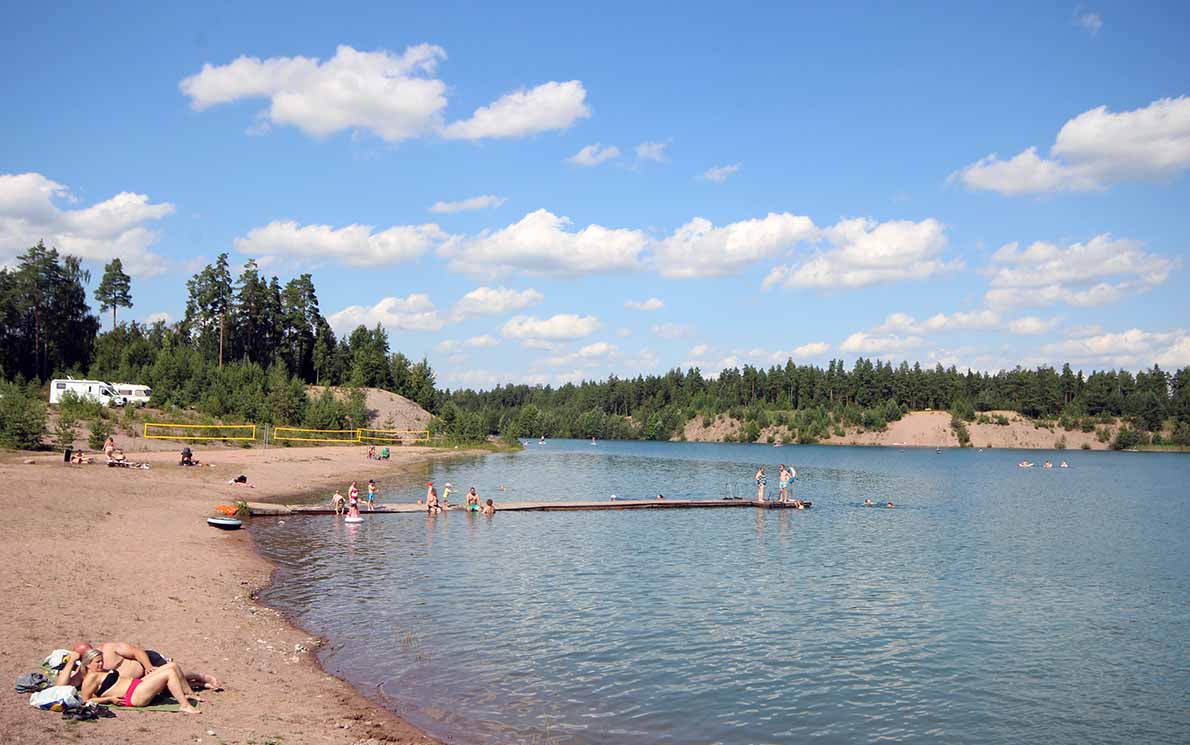 Mellilänjärven uimaranta, Loimaa.