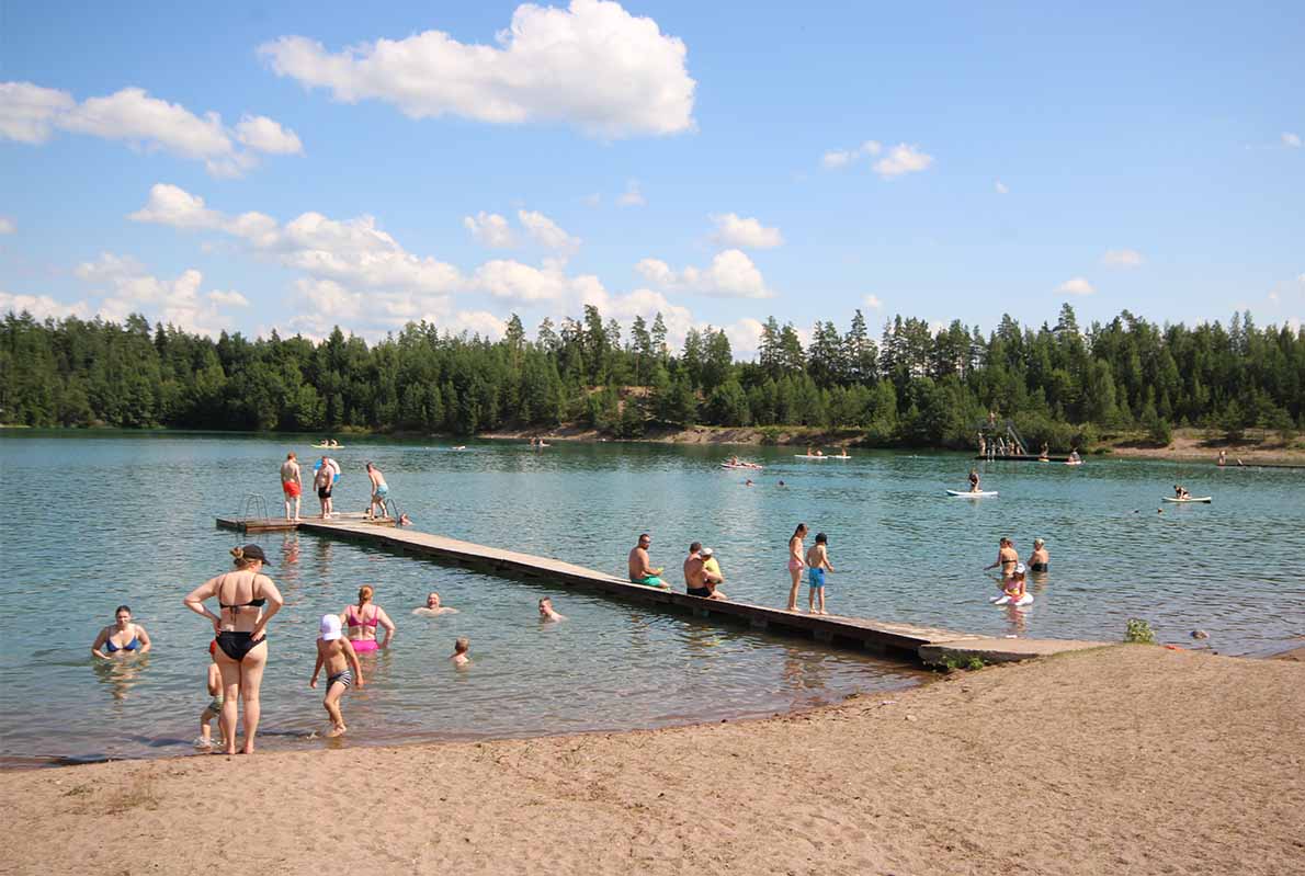 Mellilänjärven uimaranta, Loimaa.