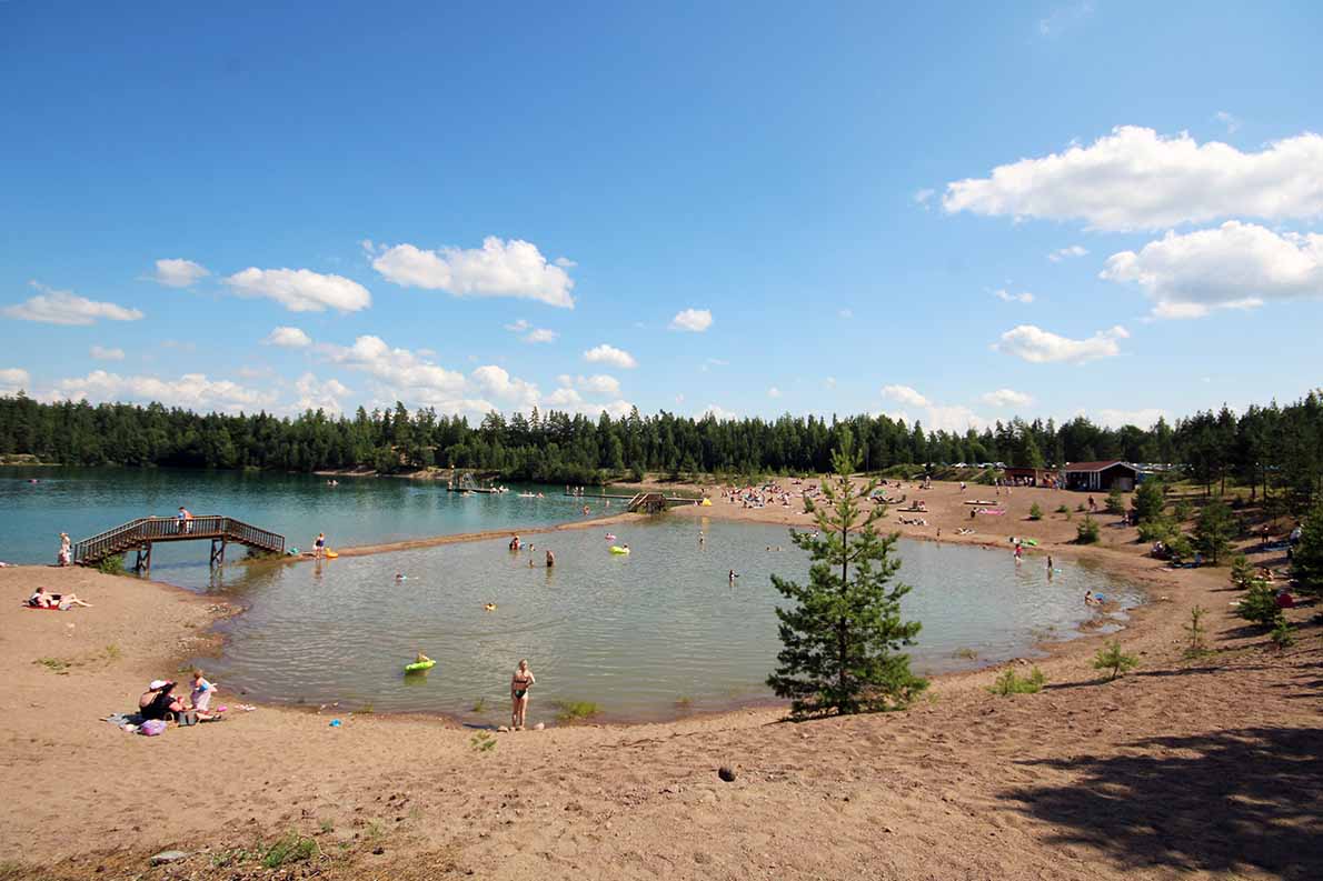 Mellilänjärven uimaranta, Loimaa.