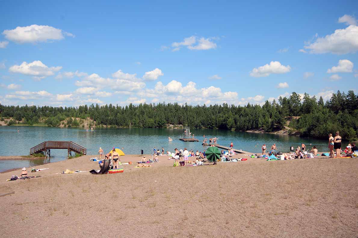 Mellilänjärven uimaranta, Loimaa.