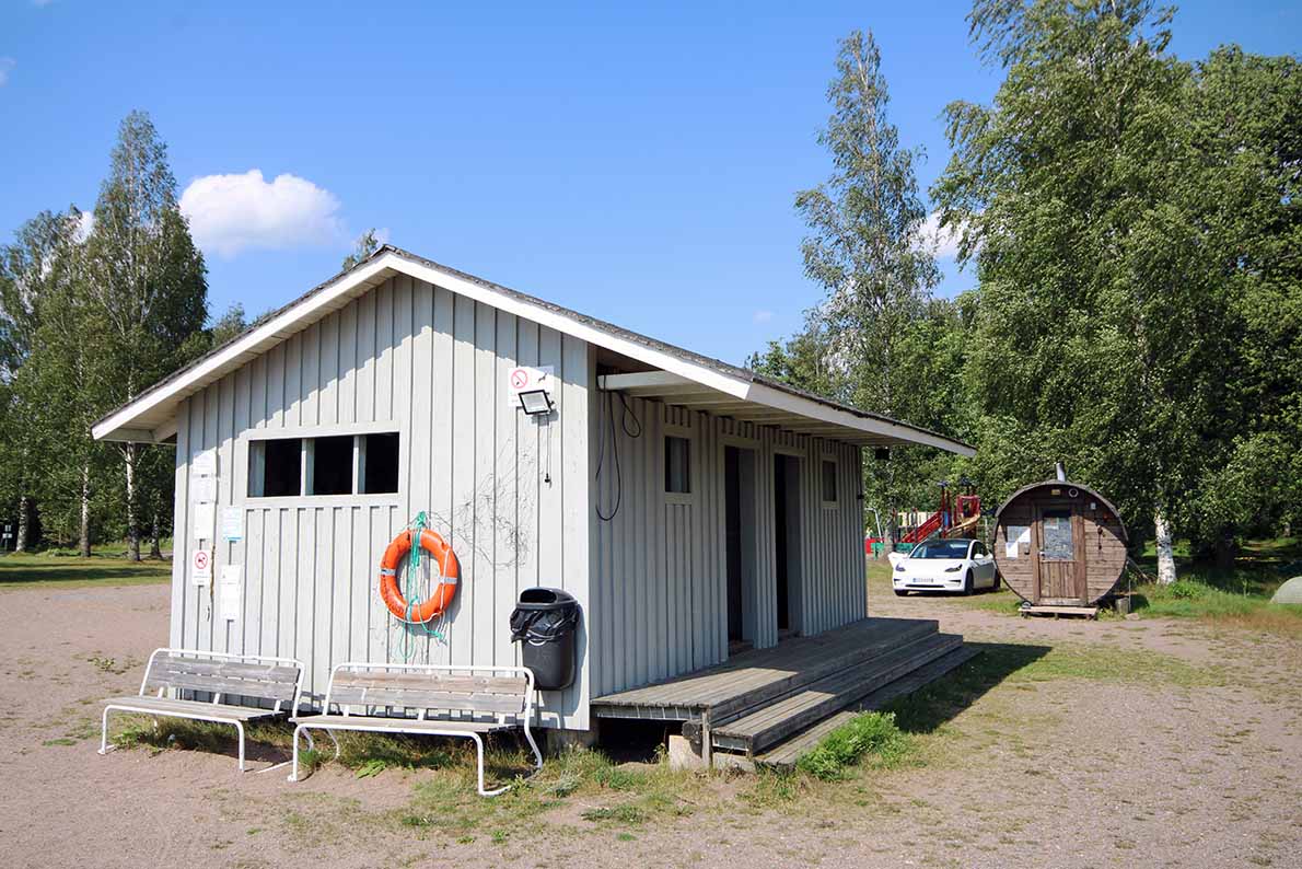 Kirkonkylän uimaranta, Loppi.