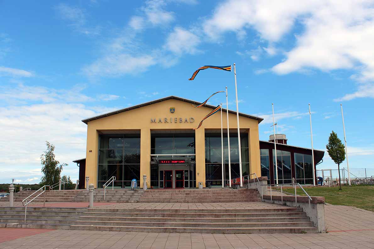 Mariebadin uimaranta, Maarinahamina.