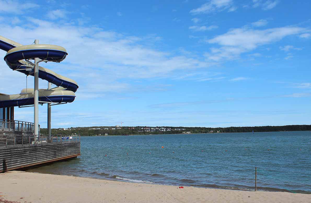 Mariebadin uimaranta, Maarinahamina.