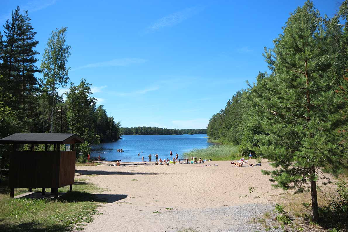 Grabbskogin uimaranta, Raasepori.