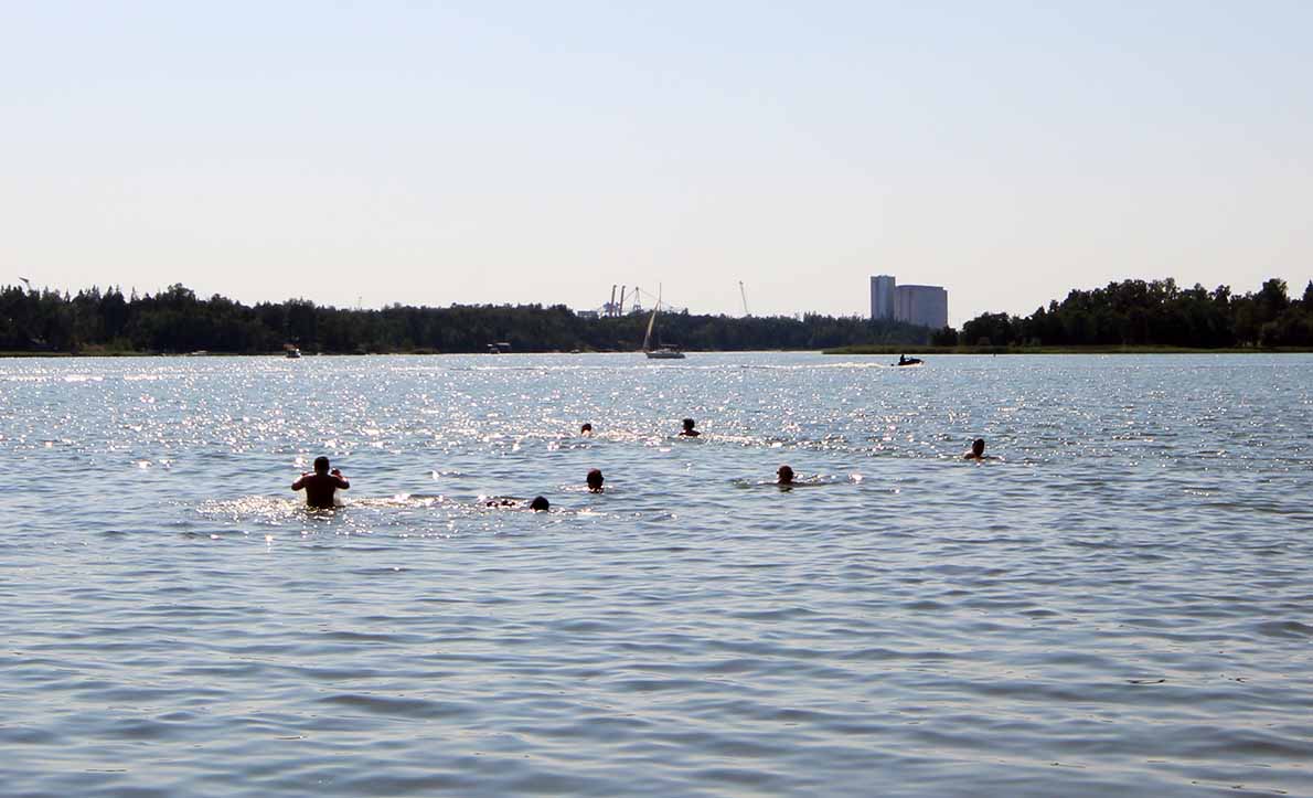 Sahanrannan uimaranta, Rauma.