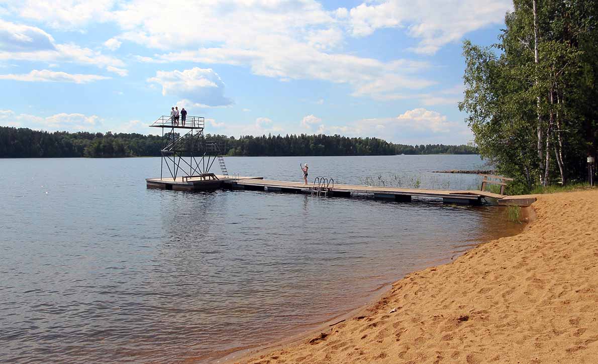 Punkaharjun keskustan uimala, Savonlinna.