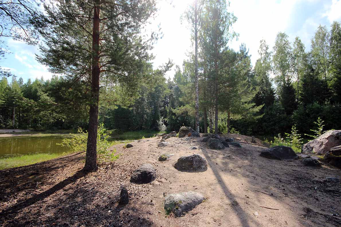 Talman hiekkakuopan uimaranta, Sipoo.