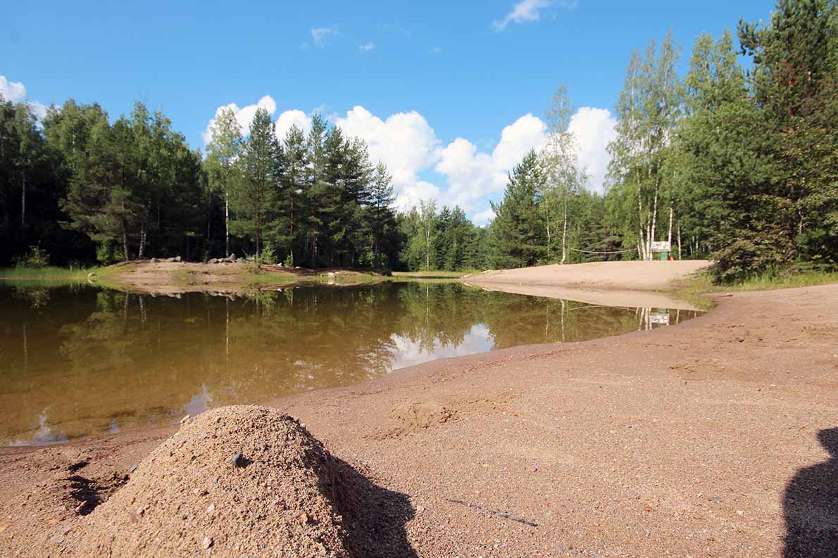 Talman hiekkakuopan uimaranta, Sipoo.