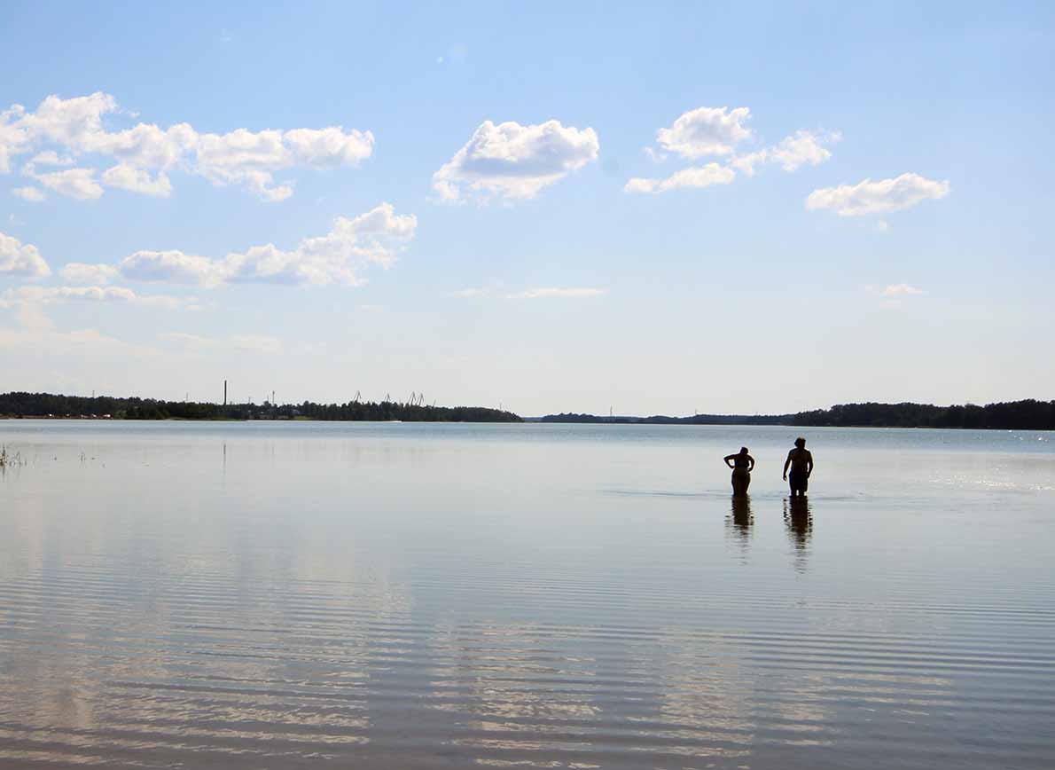 Hiun uimaranta, Uusikaupunki.