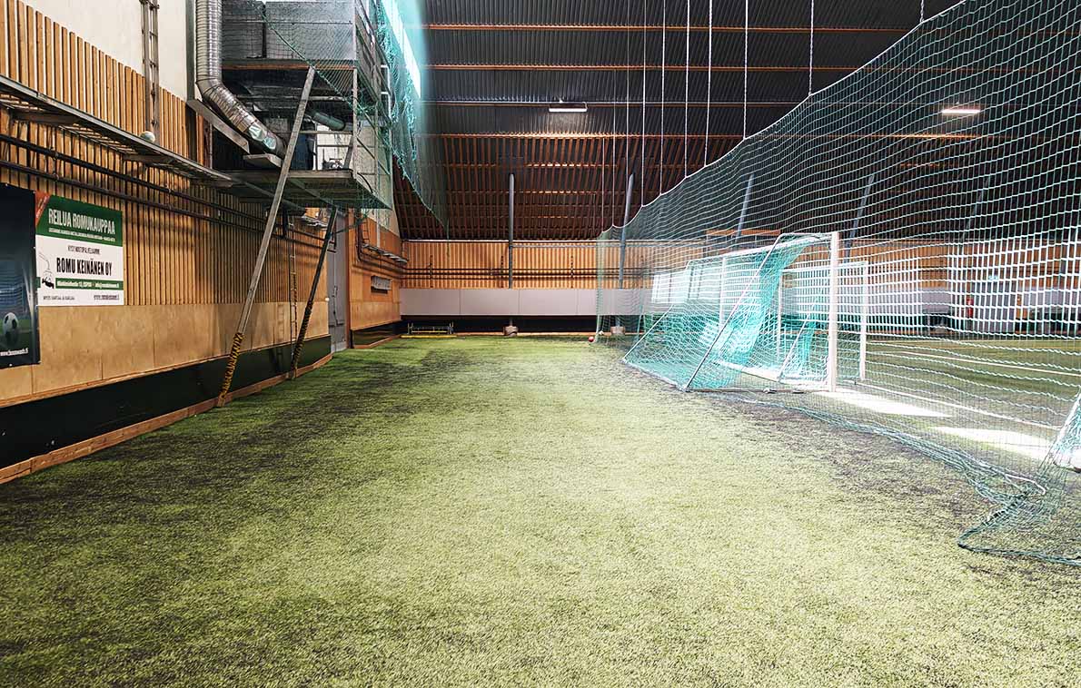 Myntinsyrjän jalkapallohalli, Espoo.