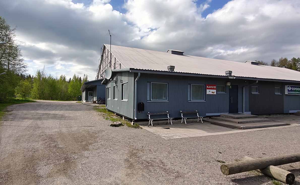 Myntinsyrjän jalkapallohalli, Espoo.