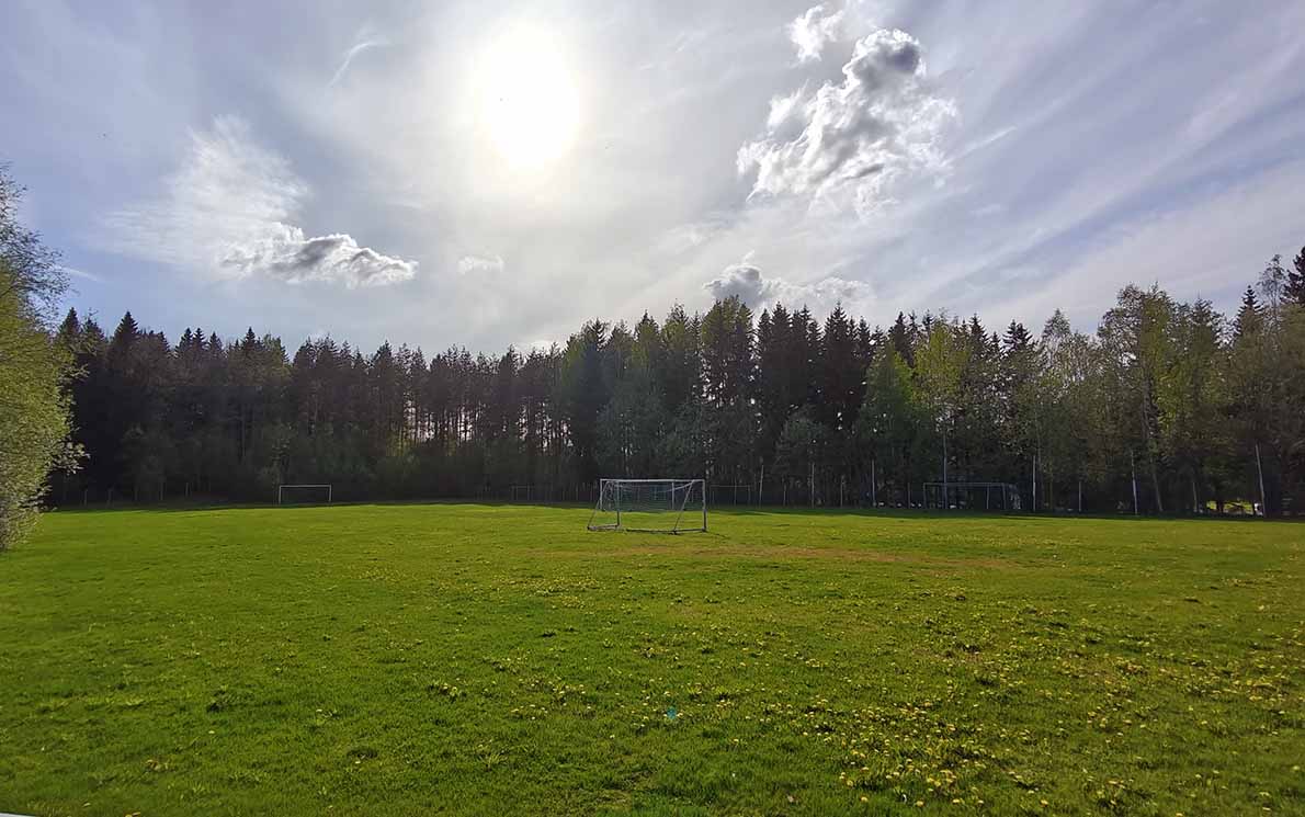 Myntinsyrjän jalkapallohalli, Espoo.