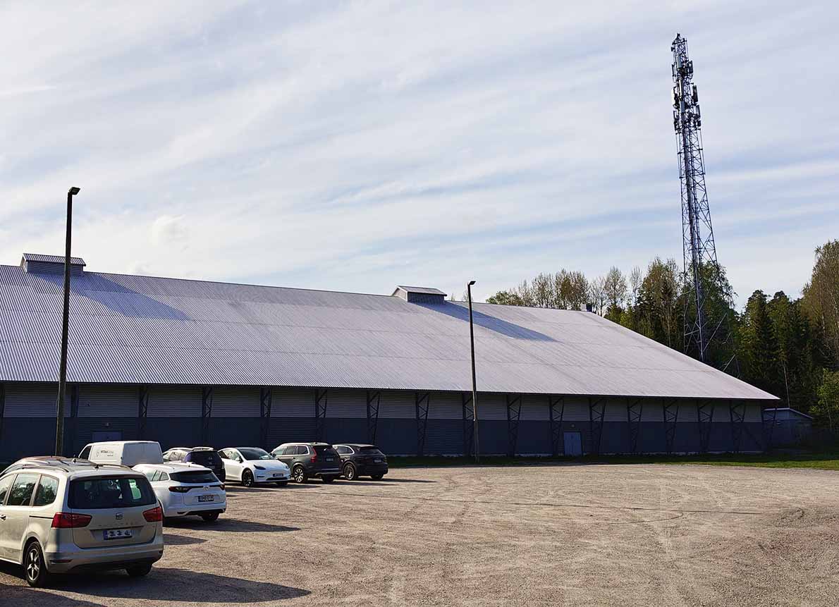 Myntinsyrjän jalkapallohalli, Espoo.
